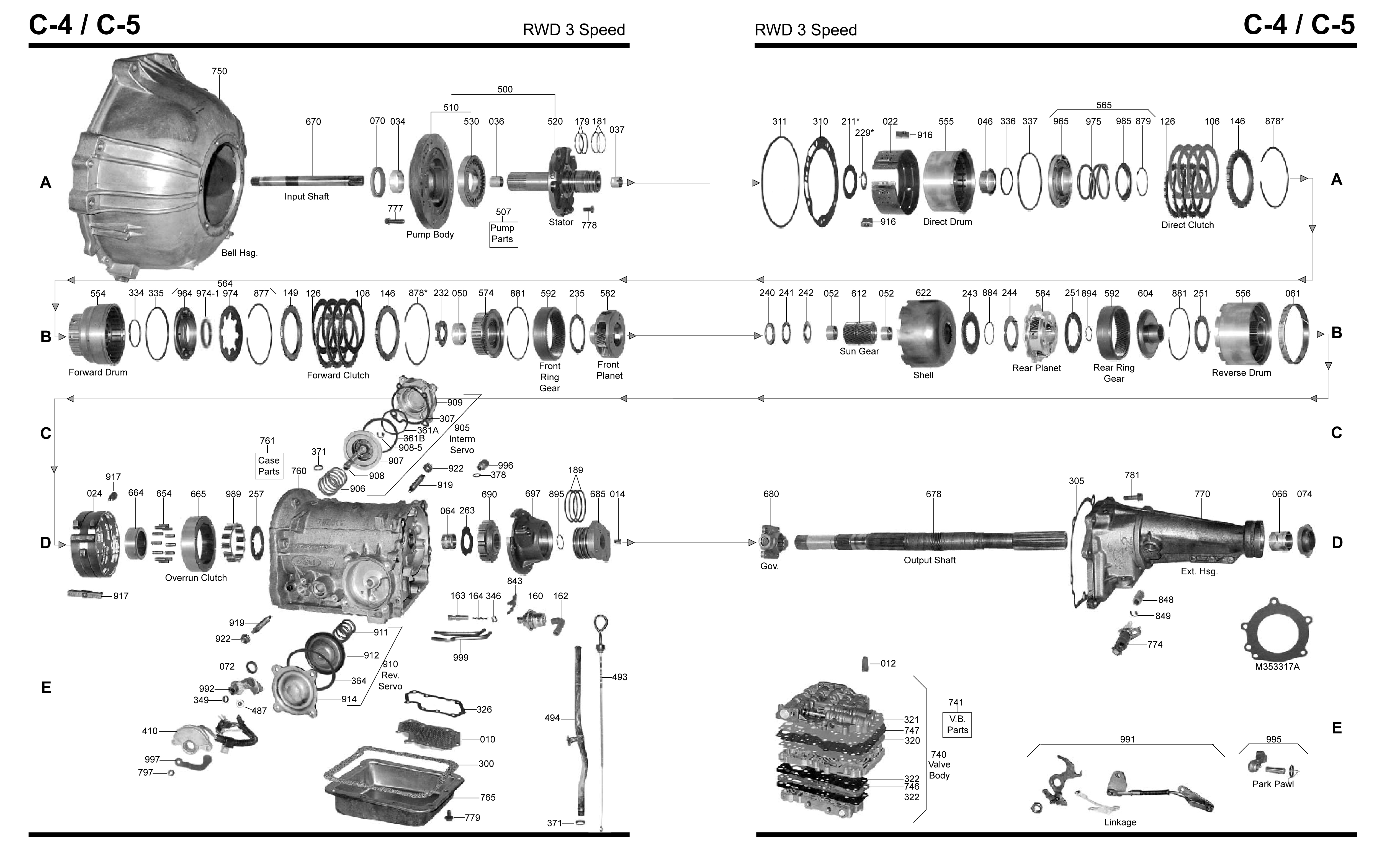 Ford C4 Diagram - C Diagram  C B C C Diagram - Ford C4 Diagram